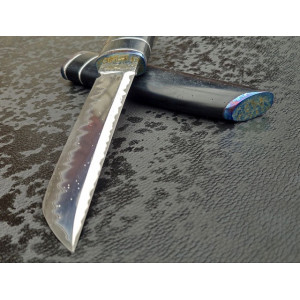 OBSIDIAN WAVE авторський ніж ручної роботи Fomenko Knifes, сталь - К110, 61-62 HRC. Photo 2